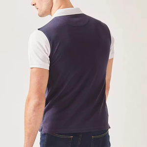 Polo en coton mélangé pour homme, respirant, doux, décontracté, pour le bureau ou le golf, manches courtes, fabrication sur mesure, approvisionnement en gros, OEM ODM - Product Image 2