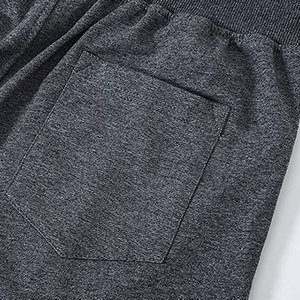 Shorts décontractés en coton de haute qualité pour hommes, shorts de sport d'été avec poches zippées, respirants, pour la course et l'entraînement - Product Image 5