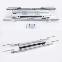 Quincaillerie de bureau escamotable multifonctionnelle robuste à levage automatique, avec rail télescopique en aluminium à extension complète