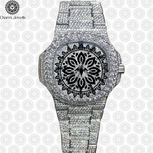 Reloj de Moda de Lujo para Mujer Charm Jewells, Caja de Acero Inoxidable, Bisel con Diamantes, Movimiento de Cuarzo Analógico, Esfera de 38 mm - Product Image 4