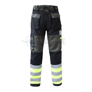 Pantalones de trabajo para hombre de marca privada en venta, pantalones de trabajo de color liso para hombre, pantalones de trabajo con múltiples bolsillos - Product Image 2