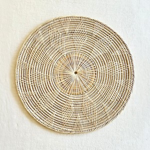 Natural rattan <b>placemats</b> high quality woven gold <b>placemat</b> chargers for wedding table accents - Product Image 1