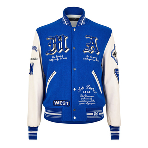 2027 OEM Chenille Embroidery Lettermen <b>Jacket</b> Front Logo High Quality Varsity <b>Jacket</b> for Men Custom Chenille <b>Patches</b> - Product Image 1