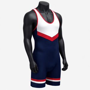 Customized Sublimation High Quality Dry <b>Wrestling</b> <b>Singlet</b> Men <b>Wrestling</b> Wears Design Own Custom logo <b>Singlets</b> - Product Image 4