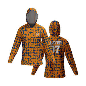 Maillots de basketball personnalisés à capuche pour entraînement, imprimés par sublimation avec nom du joueur, motif camouflage à pois, respirants et anti-humidité - Product Image 4