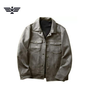 Chaqueta Casual de Invierno para Hombre, Diseño Único, Gamuza, Cierre de Botones, Estilo Vintage, Chaqueta Trucker - Product Image 6