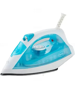 Fer à repasser électrique à vapeur 750W avec semelle en céramique, presse à vêtements domestique, blanc et bleu - Product Image 3