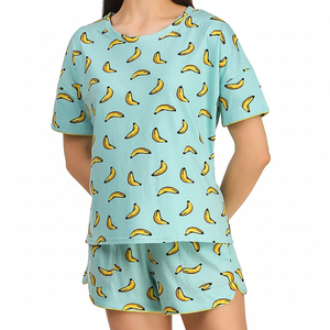 Ensemble deux pièces d'été pour femme de haute qualité, motif uni, t-shirt à manches courtes et bas de sport, nouvelle collection et usage quotidien - Product Image 1