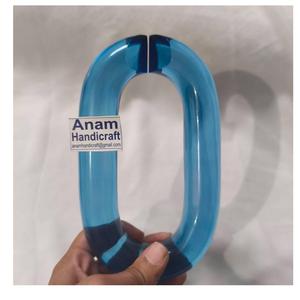 Adornos de Pared de Cadena Acrílica Modernos Personalizados, Hechos a Mano, Decoración Colgante de Resina Moderna para el Hogar, Listos para el Festival Diwali - Product Image 1