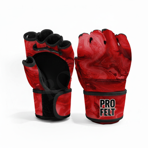 Guantes de Boxeo Duraderos de Cuero con Diseño Personalizado por Sublimación, sin Dedos, para Entrenamiento Deportivo, Artes Marciales, Último Modelo - Product Image 2