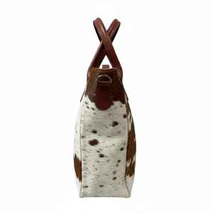 Bolso Tote de Piel Auténtica con Pelo de Vaca para Mujer, de Lujo, con Cierre Abierto, Modelo LHTB-0055 - Product Image 2