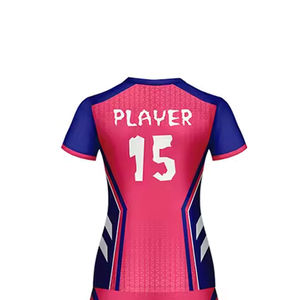 Tenue de sport en polyester, meilleur design, uniforme de volley-ball unisexe pour adultes, 100% matière pure, prix bas, service OEM, ensembles - Product Image 3