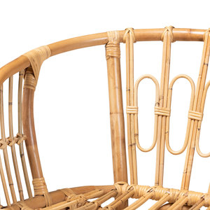 Fauteuil en rotin naturel tressé à la main, chaise de salle à manger en osier, fournisseur de meubles durables pour la maison, le salon et l'hôtel, commande en gros - Product Image 5