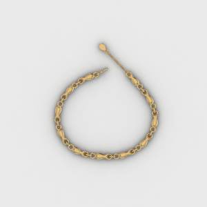 Bracelet à maillons délicats en argent massif 925 plaqué or 18 carats, motif poisson, perles, bijoux fins, cadeau de mariage pour femme, best-seller - Product Image 6