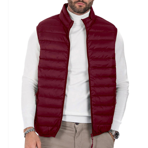 Men Winter Puffer Vest <b>Lightweight</b> Cotton Polyester <b>Gilets</b> Insulated Casual Workwear Vests for Outdoor Padded Men Puffer Vests - Product Image 3