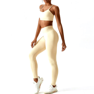 Ropa de Yoga al por Mayor para Mujer, Ropa Deportiva de Marca Privada, Fabricante OEM ODM, Ropa de Fitness Personalizada - Product Image 1