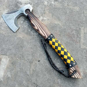 Hache Viking Industrielle de Haute Qualité, Gravée sur Bois, en Acier à Haute Teneur en Carbone, en Promotion - Product Image 6