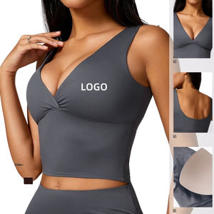 Ropa Deportiva al por Mayor, Sujetador Deportivo Corto, Premium, Cómodo, Elástico, Transpirable, de Alta Sujeción, para Gimnasio y Entrenamiento - Product Image 3