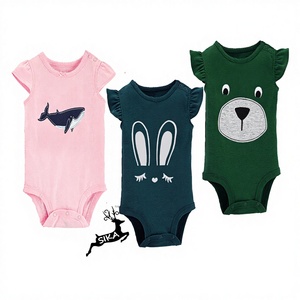 Venta al por mayor fábrica de la India 2020 Venta caliente mamá amor impreso bebé mono mameluco infantil y niños recién nacido nuevo mamelucos ali express - Product Image 1