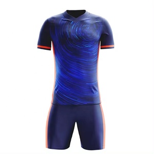 Tenue de football pour homme de haute qualité, nouvelle collection, sublimation, vêtements de sport, ensemble maillot et short. - Product Image 3