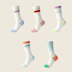 Wholesale <b>Custom</b> Logo Cotton Sports Tennis <b>Socks</b> High Quality Breathable Tennis <b>Socks</b> Eco-friendly Men's Sports <b>Socks</b> - Product Image 1