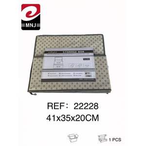 Paquete Mixto de Cajas de Almacenamiento de Tela No Tejida con Tapa 41x35x20 cm, Cestas y Contenedores de Tela Prácticos - Product Image 3