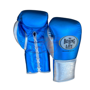 Custom No Boxing No Life Gloves Genuine Leather Hook & Loop Lace-up Closure Strap Gloves Training Sparring Moisture Wicking - Product Image 4