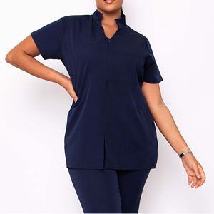 Meilleures ventes : Ensemble de blouses d'uniforme médical en coton pour infirmières et femmes du secteur de la beauté, et ensemble d'uniformes de travail (scrubs) pour femmes, vente en gros - Product Image 3