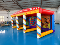 Jouet gonflable multifonctionnel en PVC pour enfants avec ballon gonflé pour une utilisation en intérieur/extérieur