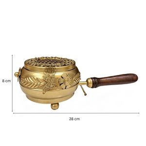 Quemador de Incienso Metálico de Diseño Vintage para Incienso, Meditación y Decoración de Sala de Estar, Oración y Aromaterapia - Product Image 2