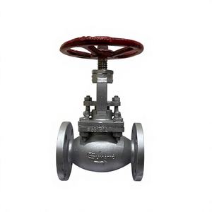 Válvula de Globo Industrial con Tapa Atornillada y Extremos Bridados de Acero Fundido para Control de Flujo de Vapor, Agua y Aceite - Product Image 1