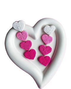 Últimos pendientes bordados de flores de arcoíris con cuentas hechos a mano para mujer en la parte superior hermoso diseño elegante con moda linda y elegante - Product Image 4