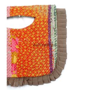 Sac à bandoulière et pochette Kantha pour femme, 100% coton indien, broderie bohème, motif Suzani, fait main, de créateur, pour exposition - Product Image 6