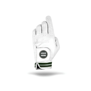 Gant de golf respirant à haute adhérence pour gaucher, en cuir véritable, avec logo personnalisé, flexible, vente en gros, directement de l'usine, Vietnam VN - Product Image 2