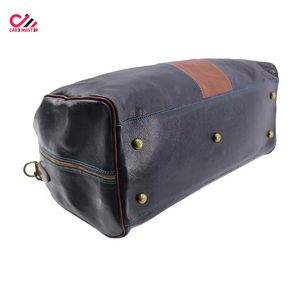 Custom Logo Genuine Leather Travel Weekender Overnight Duffel Bag Gym Sports Tote Duffle Bag for Men Custom logo Oem Service - Product Image 3