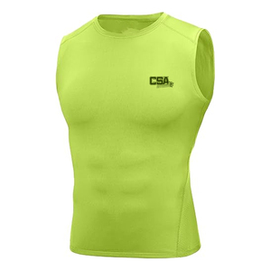 Professional Sleeveless <b>Compression</b> <b>Shirt</b> For Men Stretch Fit Quick Dry Gym Workout Fitness Training - Product Image 3