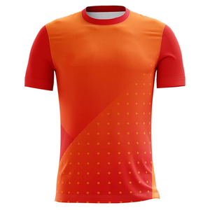 T-shirts décontractés pour hommes de haute qualité, à manches courtes, col rond, 100% coton, imprimés par sublimation, design personnalisé, dernier cri - Product Image 1