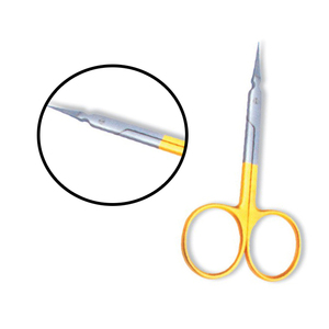 Nouveauté - Ciseaux à cuticules professionnels pour la beauté des ongles, ciseaux courbés vintage à pointe acérée, outil de manucure en acier inoxydable - Product Image 6