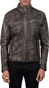 Iconic Distressed Brown Genuine Leather <b>Biker</b> <b>Jacket</b> Men Motorcycle <b>Jacket</b> - Product Image 4