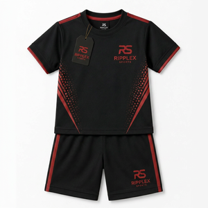 Ensemble de shorts athlétiques confortables pour enfants, conçu pour les enfants actifs, avec tissu respirant et coupe moderne. Prix de gros. - Product Image 1