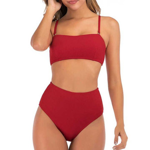 2024 Swimsuit Trend Sexy Deep V-neck One Piece Shiny Women Swimwear Beachwear Bathing Suit Monokini Two Piece Dress <b>Bikini</b> Set - Product Image 4