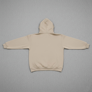 High Quality 580gsm <b>Thick</b> <b>Fleece</b> Pullover 2 Tone Men's Hoodies 100% Cotton Oversized Boxy Fit Custom Embroidered Plain Hoodies - Product Image 2