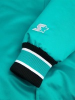Veste HOMAGE X Starter Marlins |   Blouson bomber Varsity des Miami Marlins pour hommes |   Vente en gros personnalisée OEM
