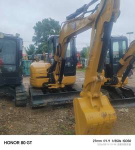 Excavatrice sur chenilles CAT 305 d'occasion, d'origine japonaise, 5 tonnes, peinture d'origine, pour l'agriculture et la construction - Product Image 4