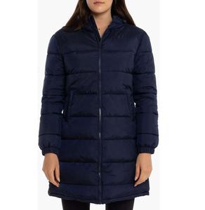 Vestes de sport personnalisées pour dames en duvet de rugby d'hiver col montant manches longues rembourrées chaudes pour les femmes vente en gros - Product Image 2