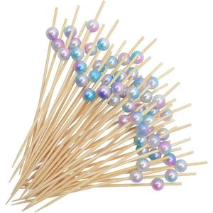 100pcs Cocktail Picks Appetizing <b>Toothpicks</b> for Skewers Charcuterie Cup Fruits Burgers-for Party Decorations 4.7 Stars - Product Image 1