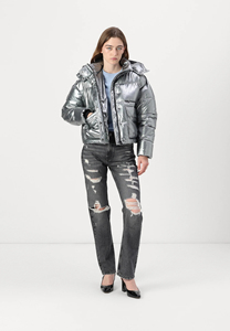 Abrigo de Moda Casual para Mujer, Chaqueta Larga Acolchada de Plumón Grueso para Invierno, Relleno de Plumón de Ganso Cálido - Product Image 5