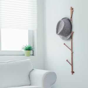 MyGift Best Seller Modern 6-<b>Hook</b> <b>Wall</b> <b>Coat</b> Rack Copper-Tone Tree Branch Entryway & Closet Organizer - Product Image 5