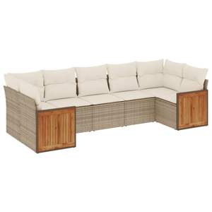 Conjunto de Sofás de Jardín Color Beige - Product Image 2
