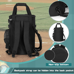 Bolsa de malla resistente Bagnex para entrenadores de béisbol con correa de hombro ajustable, gran capacidad y duradera - Product Image 6